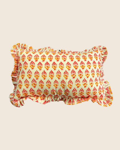 Garnet Blossom Rectangle CUSHION