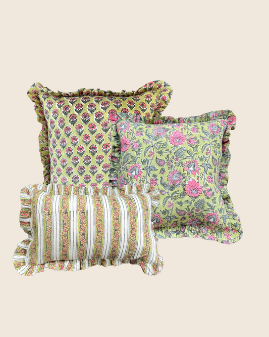 Fern Sage Green Cushion Set