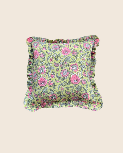 Green Hues Square CUSHION