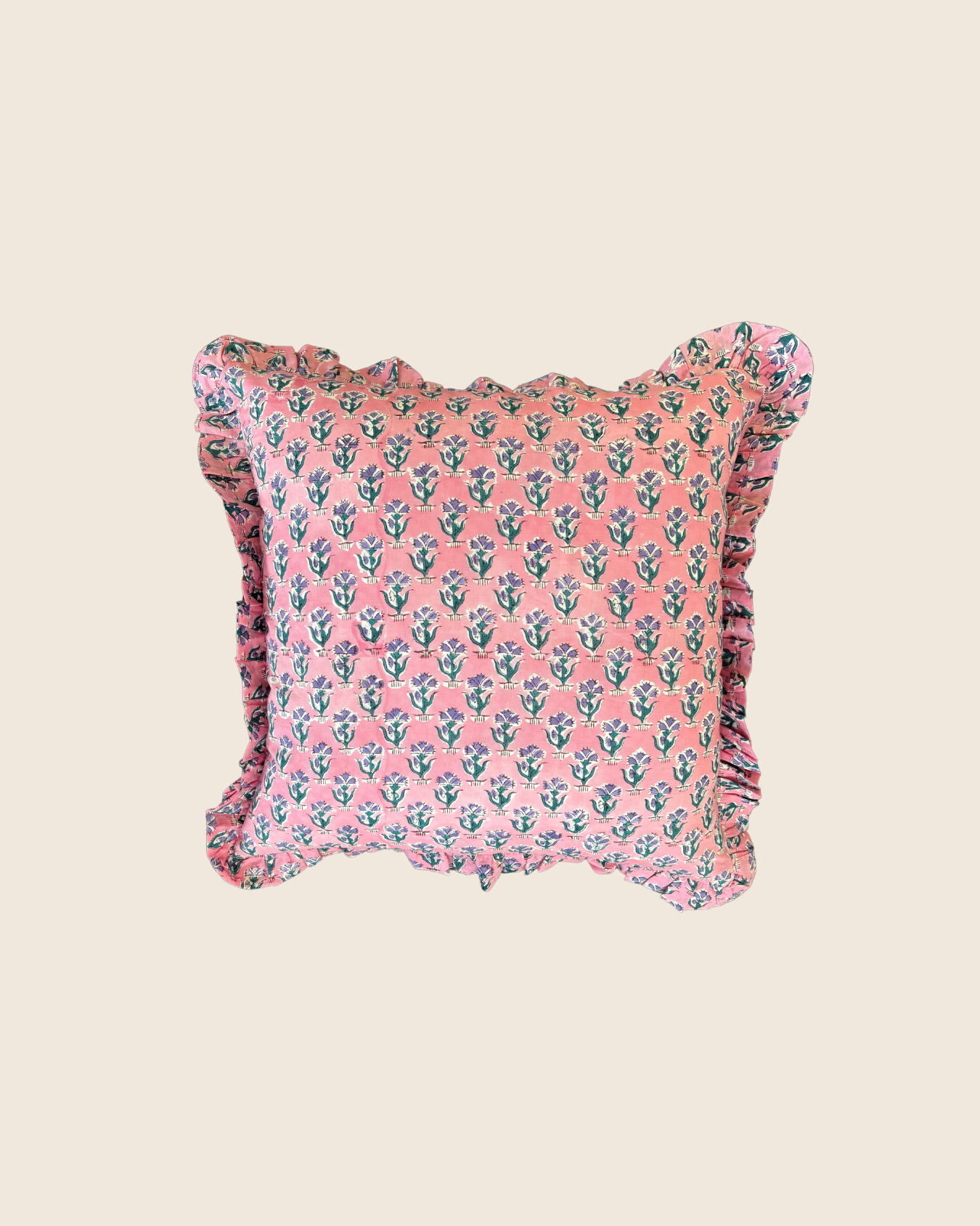 Razia Pink Square CUSHION