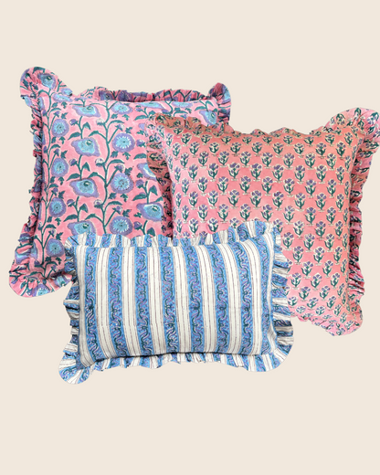 Yavi Blue Rectangle CUSHION