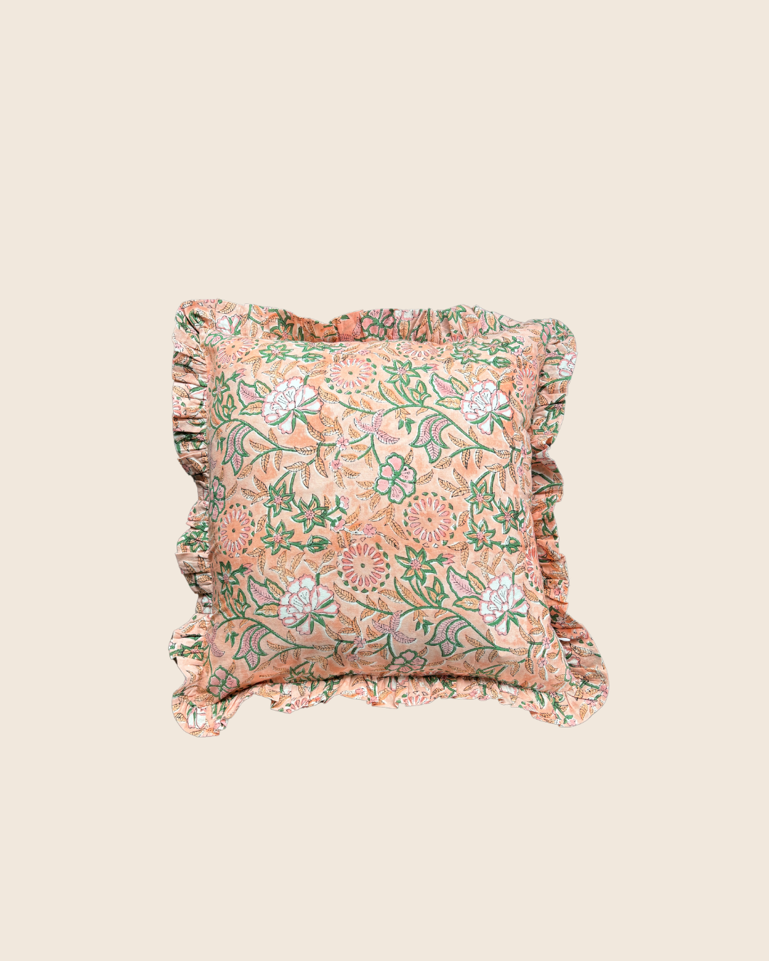 Peony Pink Square CUSHION