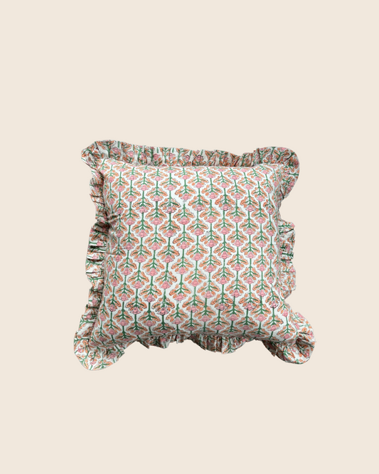 Lotus Pink Square CUSHION