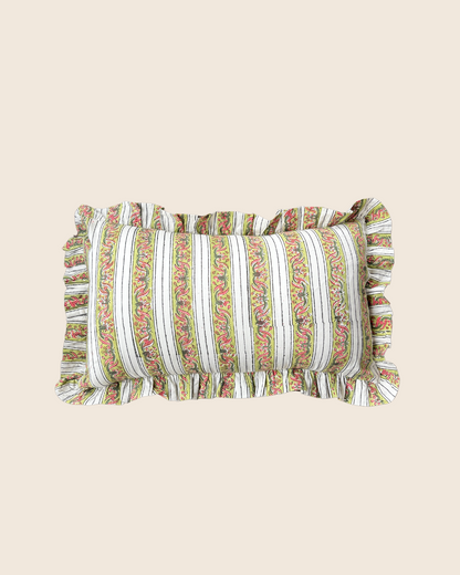 Sage Stripe Rectangle CUSHION