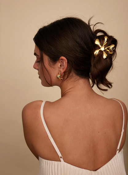 Gold Flower HAIR CLIP