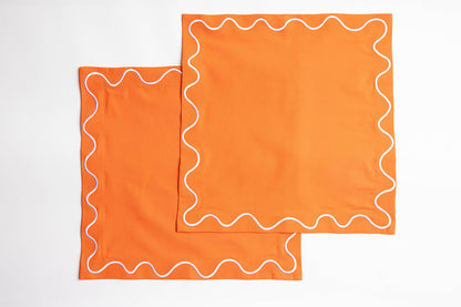 Maude Napkins with wave trim (Set of 2)